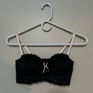 nwot black lace bra